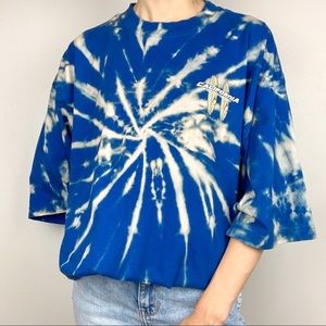 Newport California Surf Bleached Tie-Dyed T-Shirt